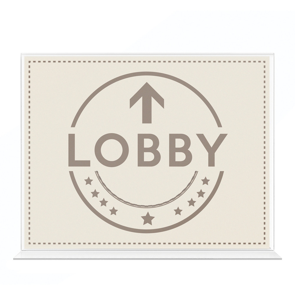 Deflecto, LLC Deflecto 879301 Deflecto Anti-Glare Double-sided Sign Holder