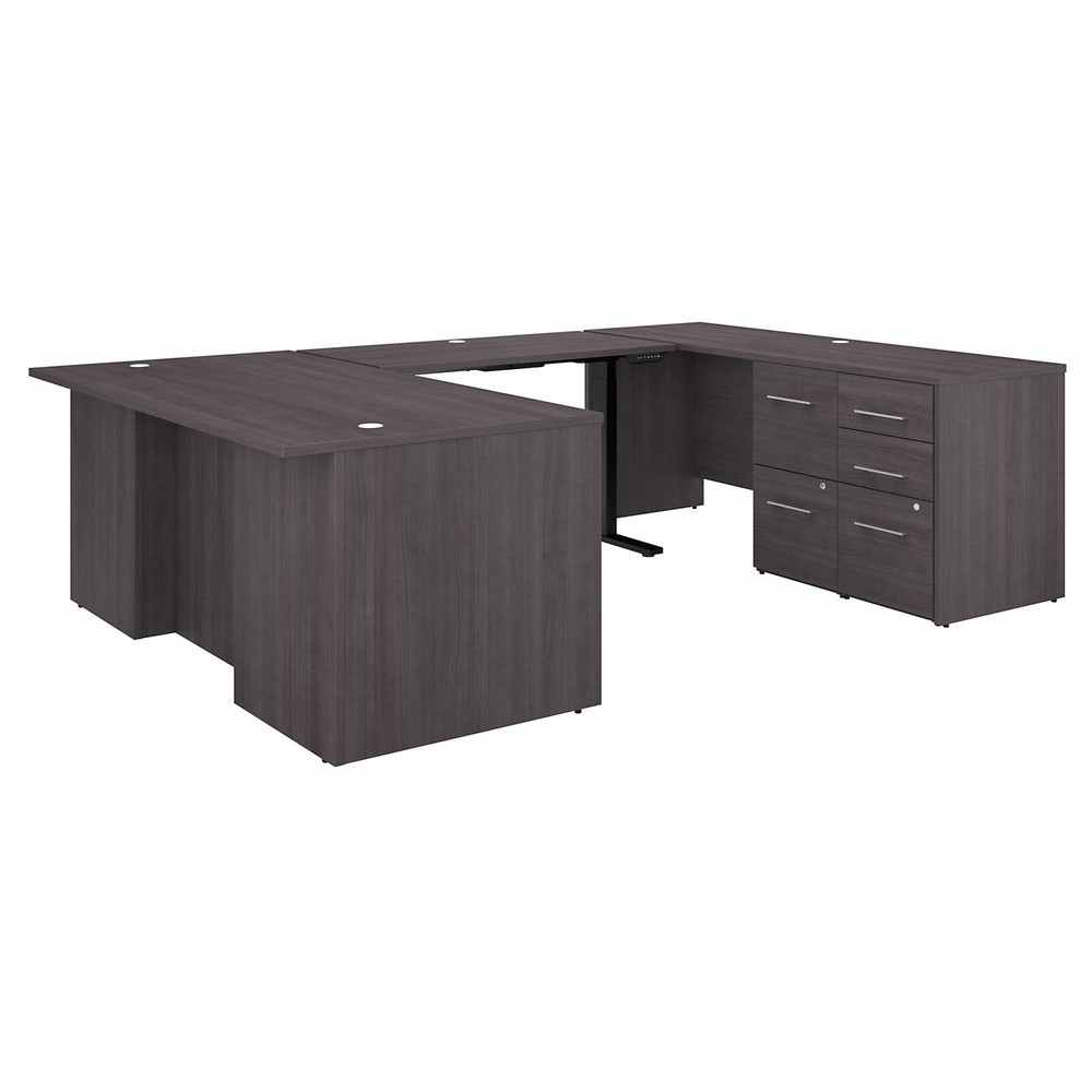 Bush Industries, Inc Bush Business Furniture OF5005SGSU Bush Business Furniture Office 500 Storm Gray Desk
