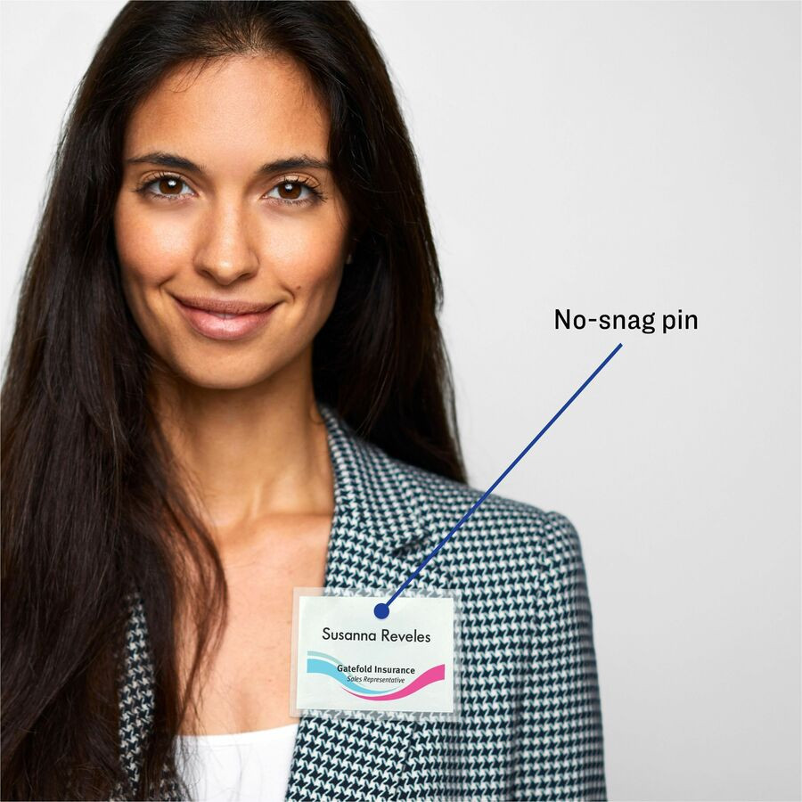 Avery Avery&reg; CB7-4C Avery&reg; Pin-Style Name Badges