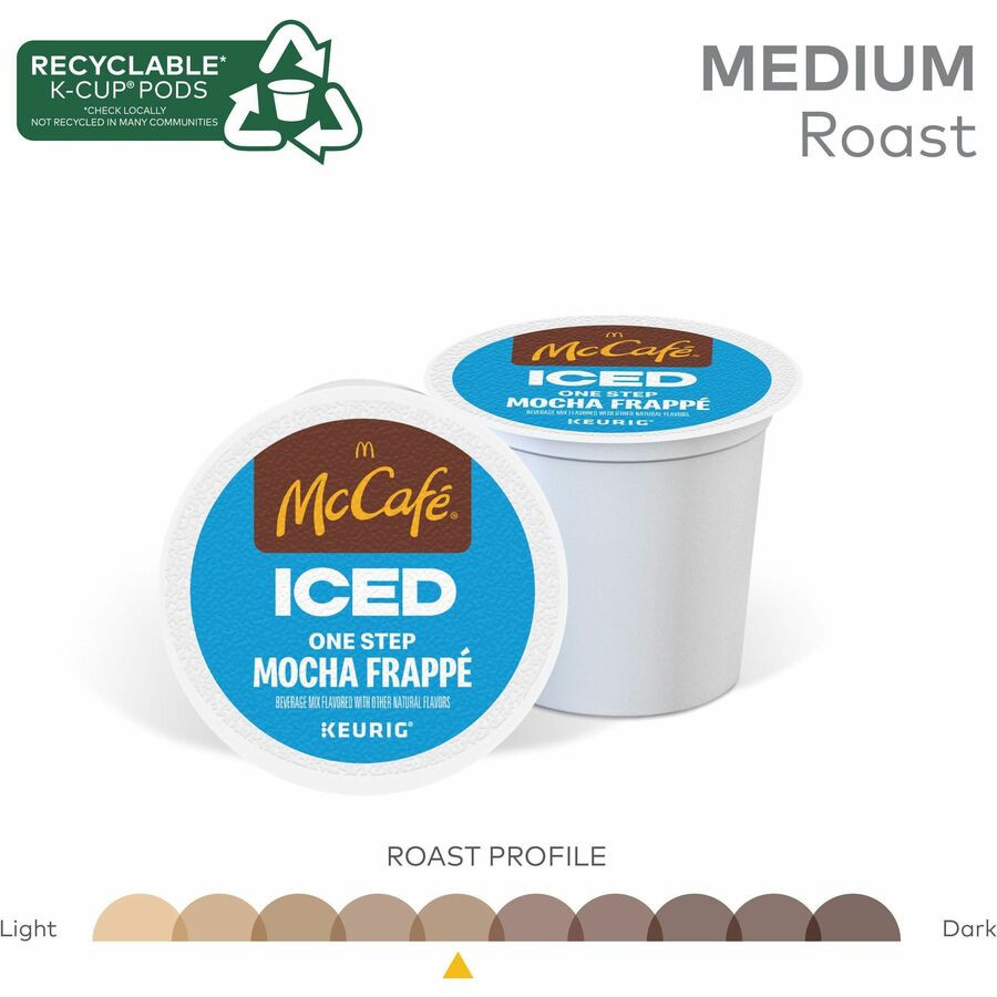 Keurig Dr Pepper Inc. McCafe 9845CT McCafe K-Cup Iced One-Step Mocha Frappe