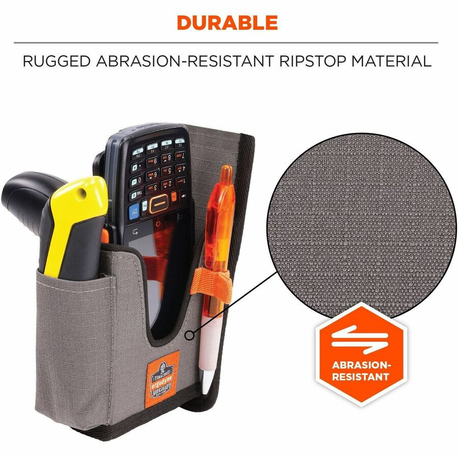 Tenacious Holdings, Inc Ergodyne 19180 Ergodyne Carrying Case Rugged (Holster) Bar Code Scanner - Gray