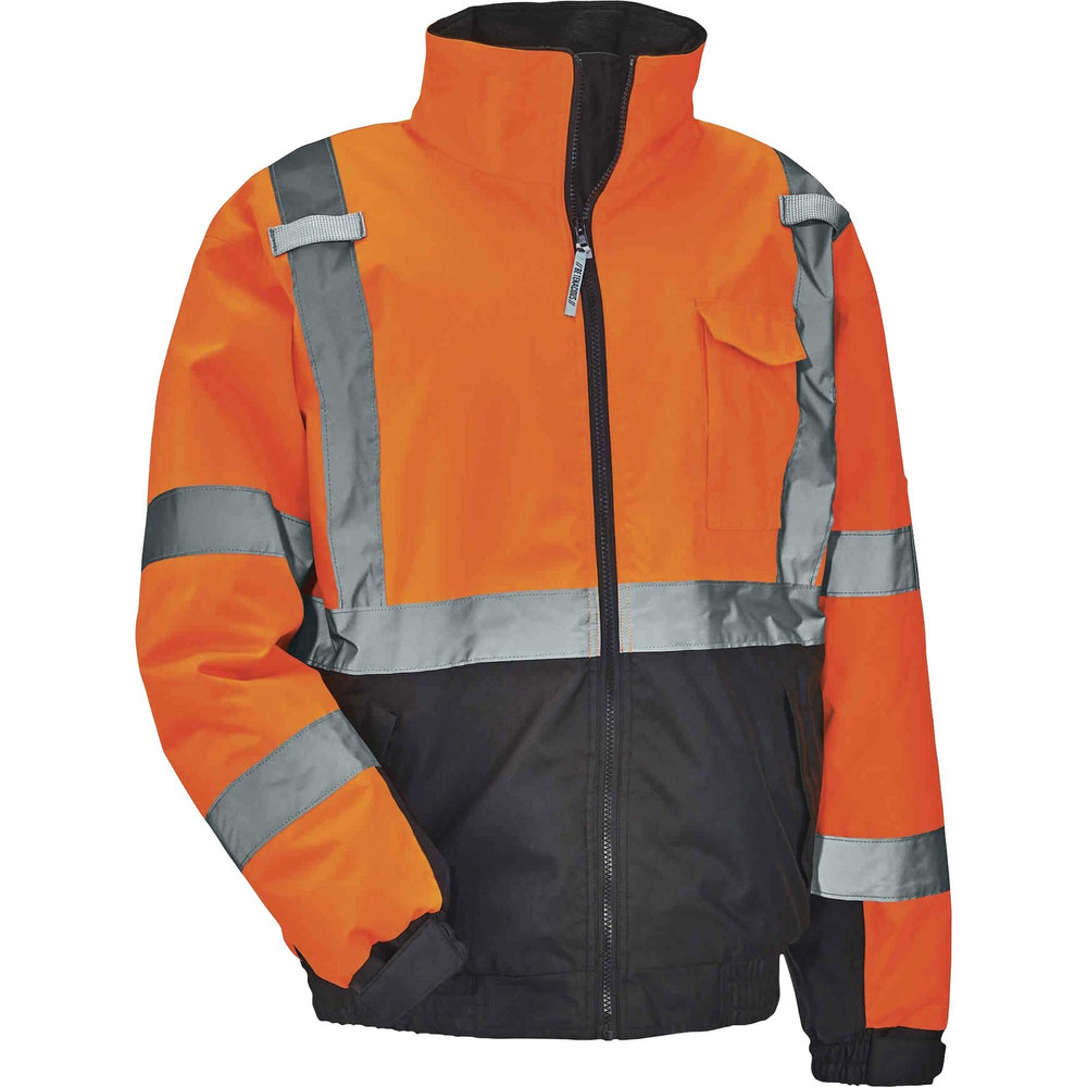 Tenacious Holdings, Inc GloWear 25613 GloWear 8377 Type R Class 3 Hi-Vis Quilted Bomber Jacket