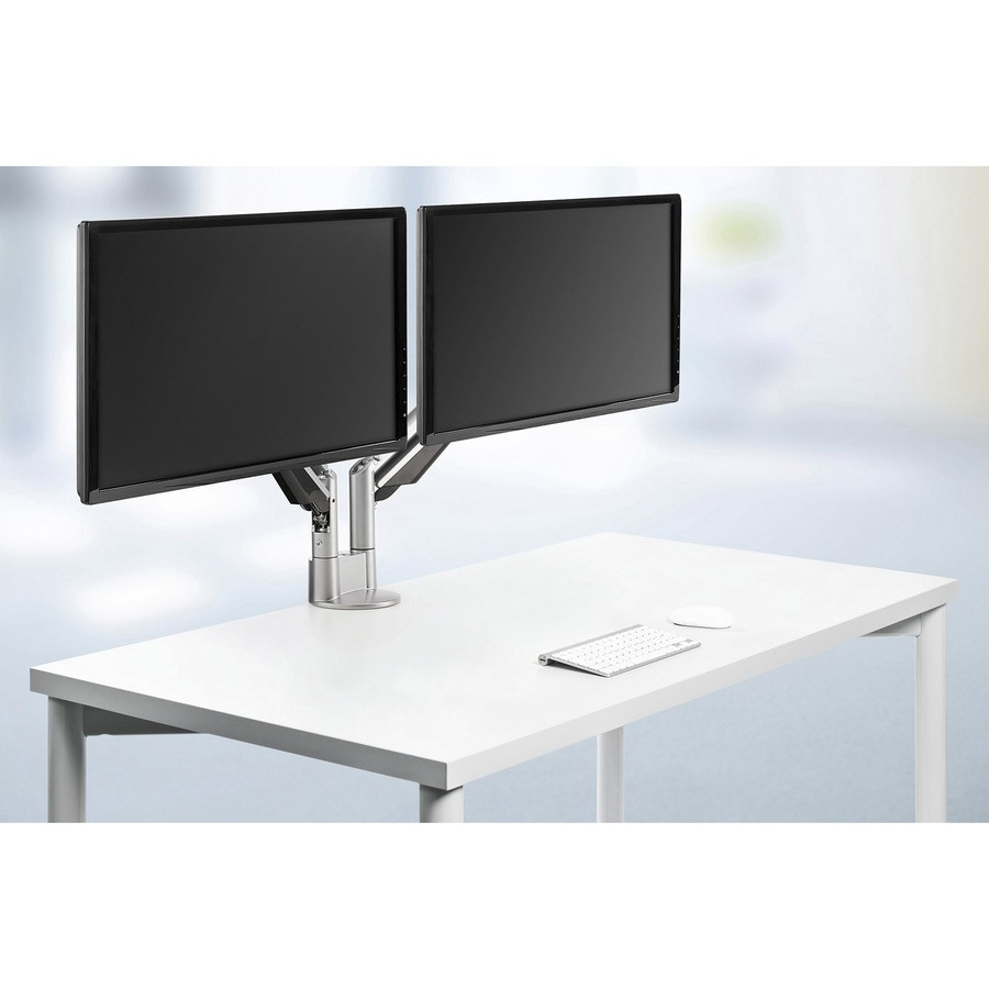 Novus Dahle GmbH Novus 990+4019+000 Novus CLU Duo 990+4019+000 Mounting Arm for Monitor - Silver