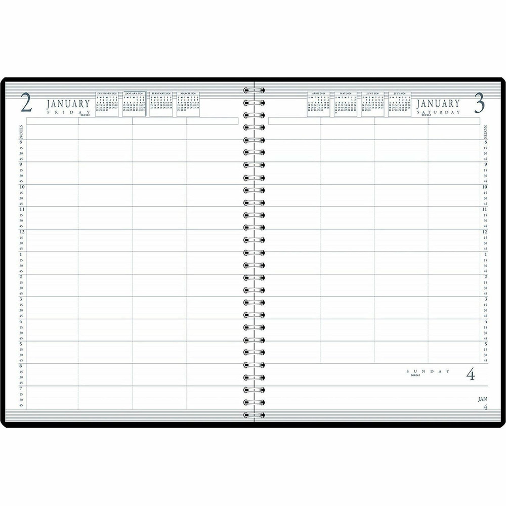 House of Doolittle 28202 House of Doolittle 4-Person Embossed Cover Daily Appointment Book