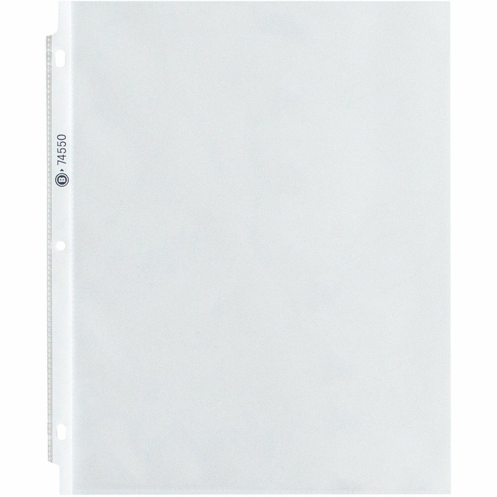 Business Source 74550 Business Source Top-Loading Poly Sheet Protectors