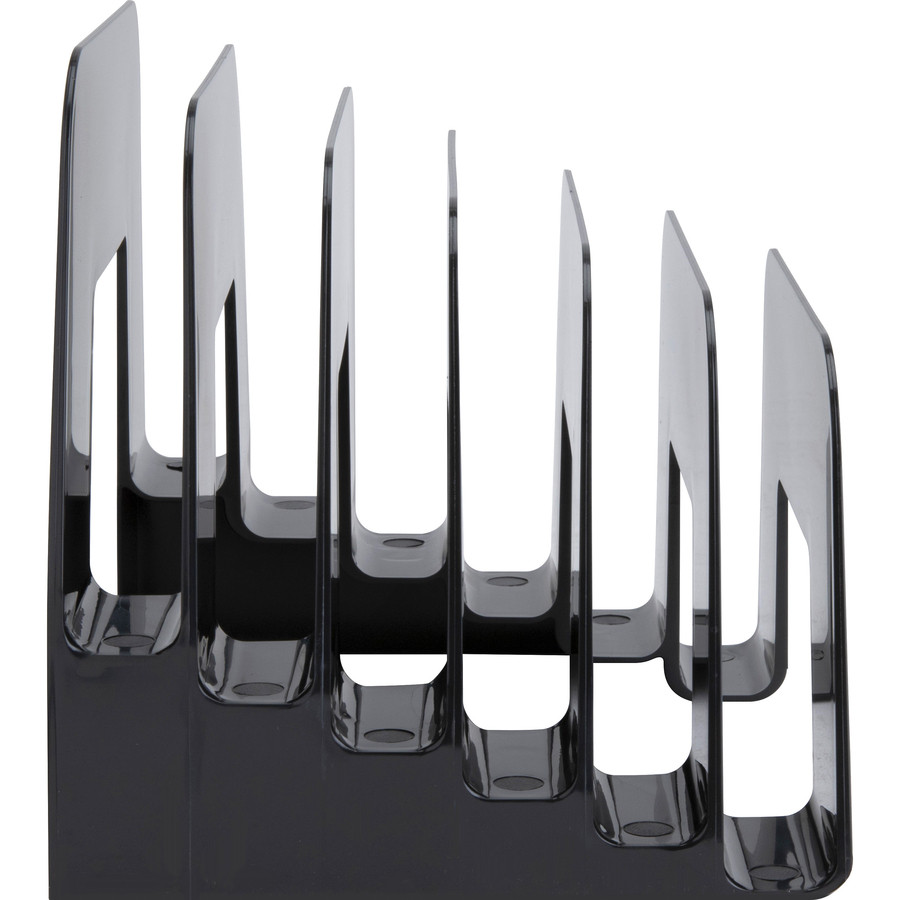 Business Source 11875 Business Source 6-slot Inclined Desk Step Sorter