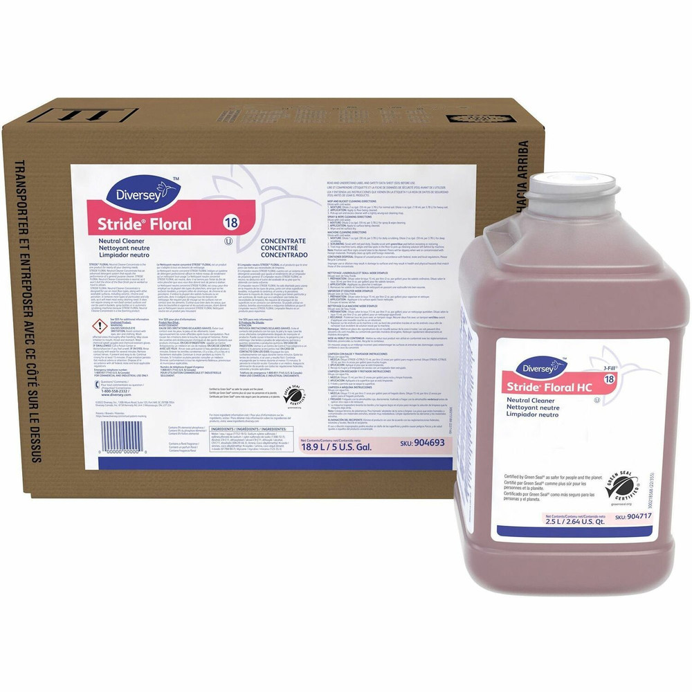 Diversey, Inc Diversey 904717 Diversey Stride Floral HC Neutral Cleaner