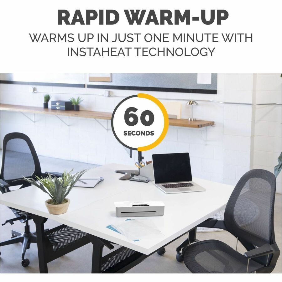 Fellowes, Inc. Fellowes 5753001 Fellowes Halo&trade; 95 Thermal Laminatorfor Home, School or Office with 10 Pouch Starter Kit, Easy to Use, 1 Minute Warm-Up, Jam-Free