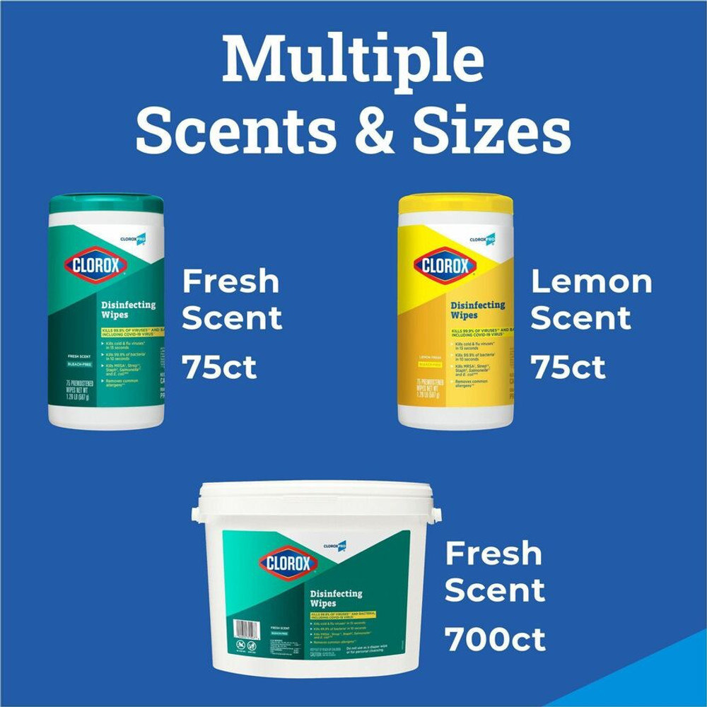 The Clorox Company Clorox 31428CT CloroxPro&trade; Disinfecting Wipes