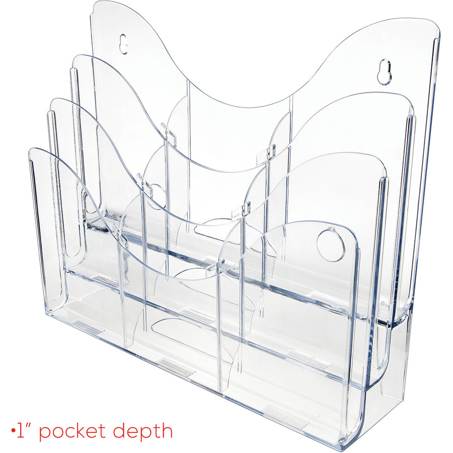 Deflecto, LLC Deflecto 47631 Deflecto Three Tier Document Organizer with Dividers