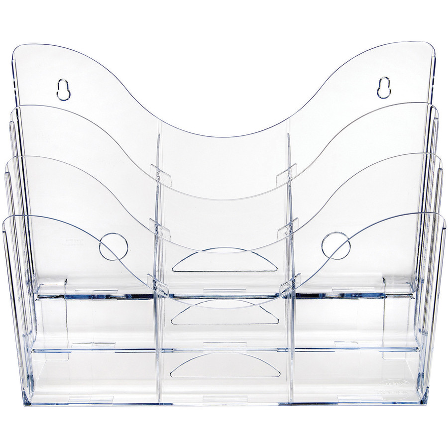 Deflecto, LLC Deflecto 47631 Deflecto Three Tier Document Organizer with Dividers