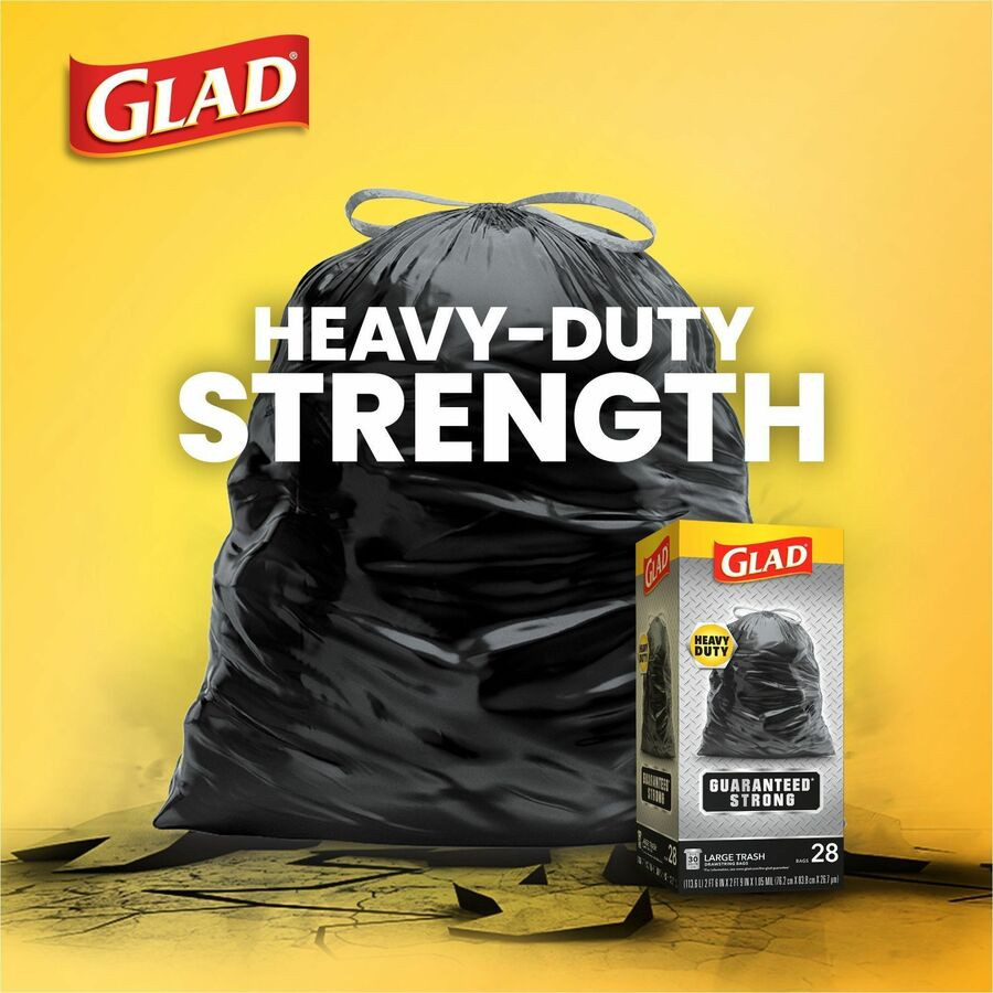 The Clorox Company Glad 78952BD Glad Large Drawstring Trash Bags