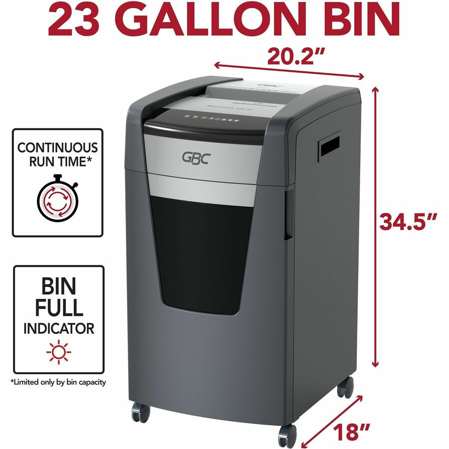 ACCO Brands Corporation GBC WSM177004 GBC Momentum X22-23 Paper Shredder