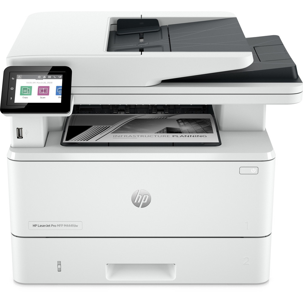 HP Inc. HP 2Z619F HP LaserJet Pro 4101fdw Wireless Laser Multifunction Printer - Monochrome - White