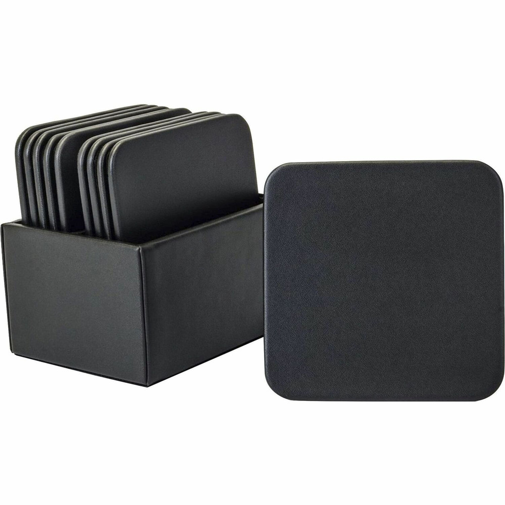 Dacasso Limited, Inc Dacasso A1043 Dacasso Leather Square Coaster Set