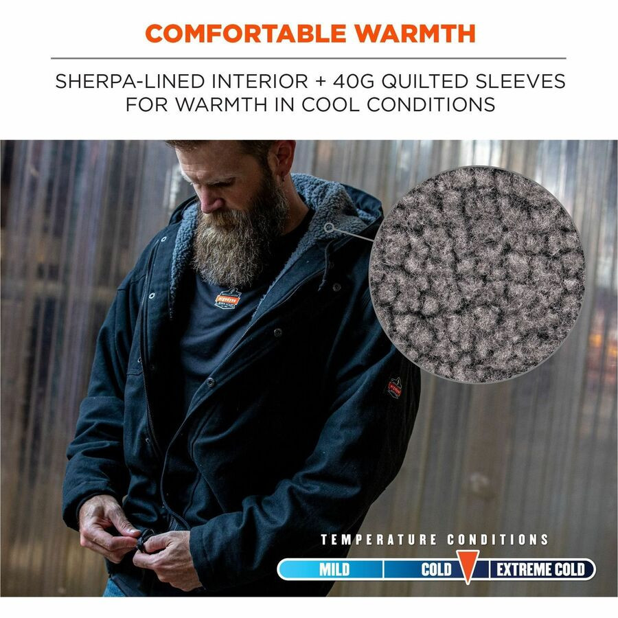 Tenacious Holdings, Inc Ergodyne 41233 Ergodyne N-Ferno 6468 Heavy-Duty Canvas Jackets