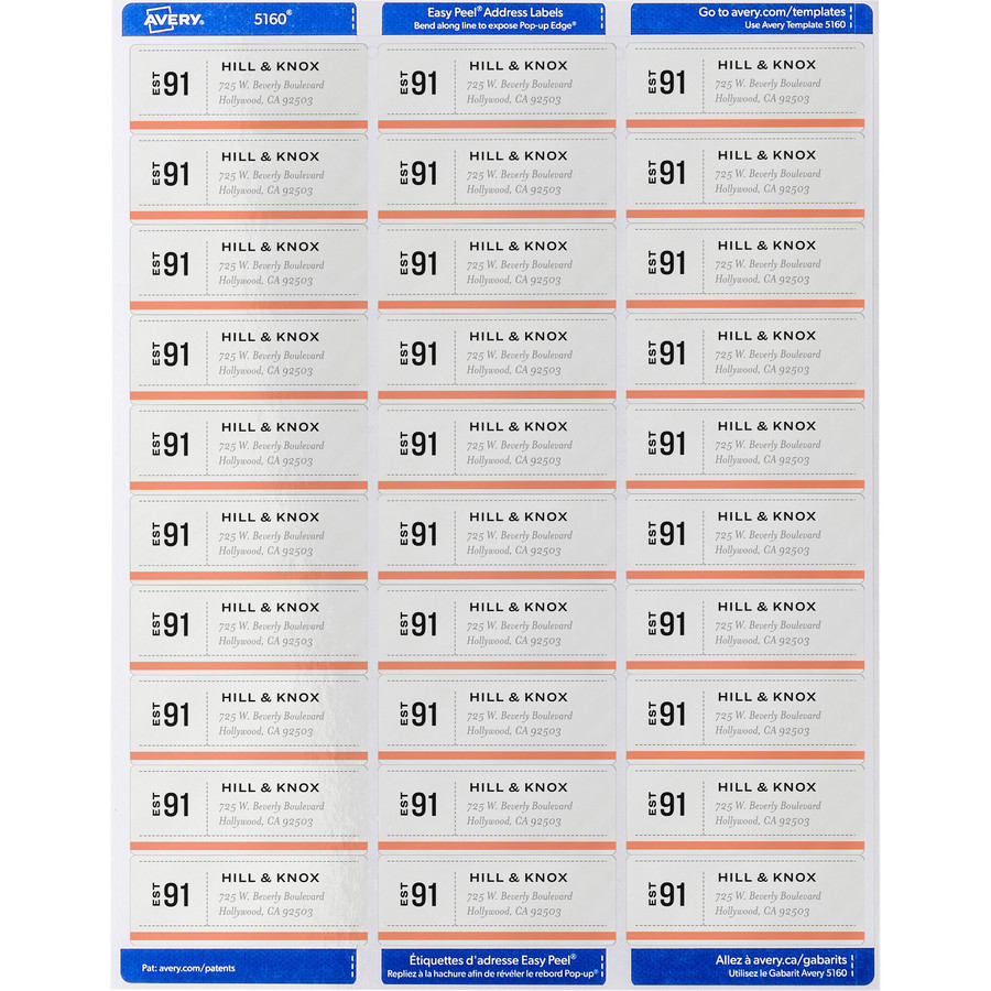 Avery Avery&reg; 5960 Avery&reg; Easy Peel Address Labels