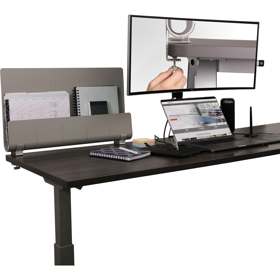 Deflecto, LLC Deflecto 400005 Deflecto Standing Desk Privacy Panel Organizer