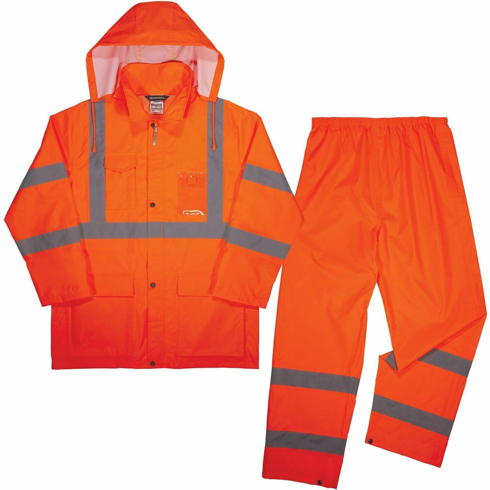 Tenacious Holdings, Inc Ergodyne 25336 Ergodyne GloWear 8376K Hi-Vis Rain Suit Kits