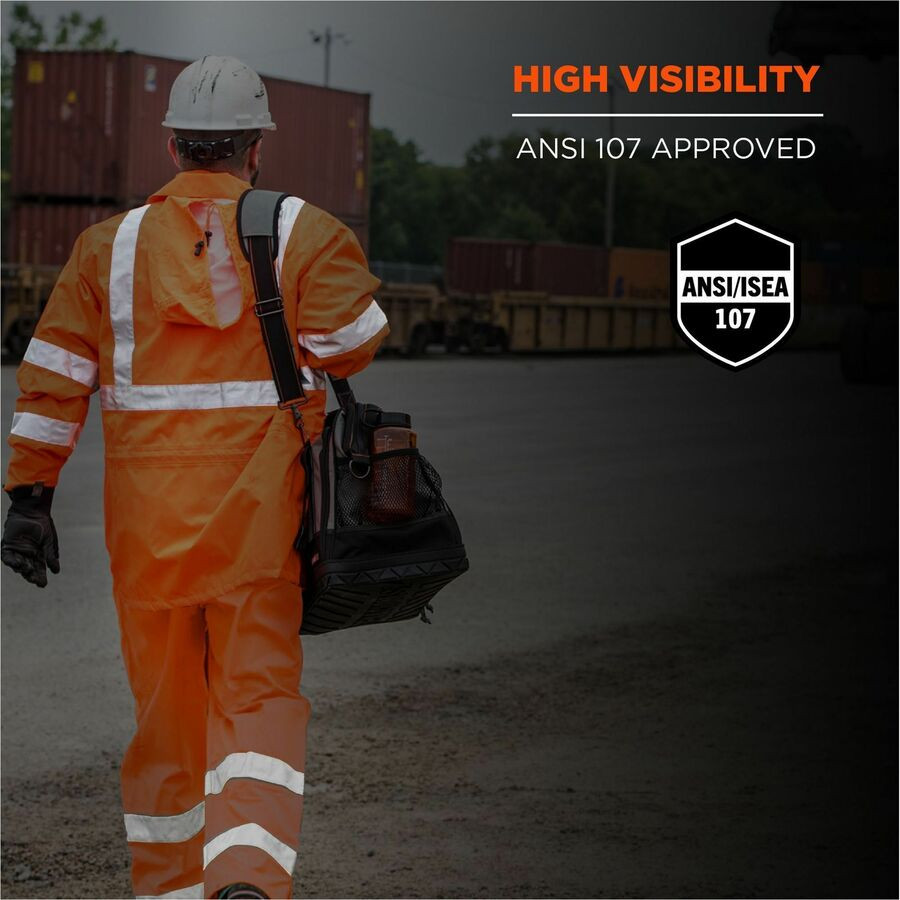 Tenacious Holdings, Inc Ergodyne 25336 Ergodyne GloWear 8376K Hi-Vis Rain Suit Kits