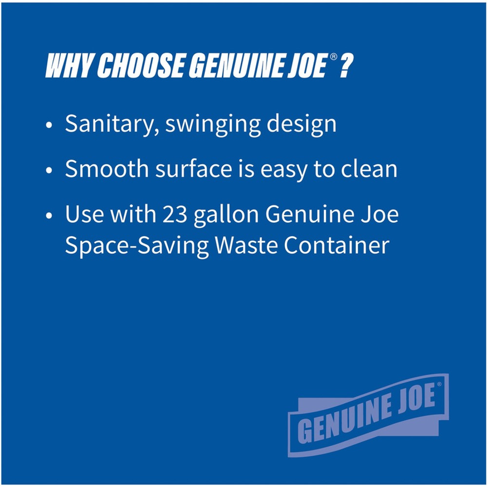 Genuine Joe 02343 Genuine Joe Space-Saving Container Swing Lid