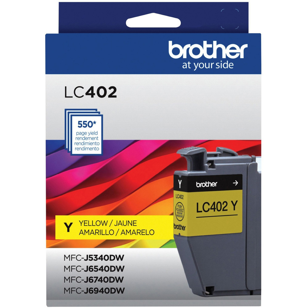 Brother Industries, Ltd Brother LC402YS Brother LC402YS Original Inkjet Ink Cartridge - Yellow Pack