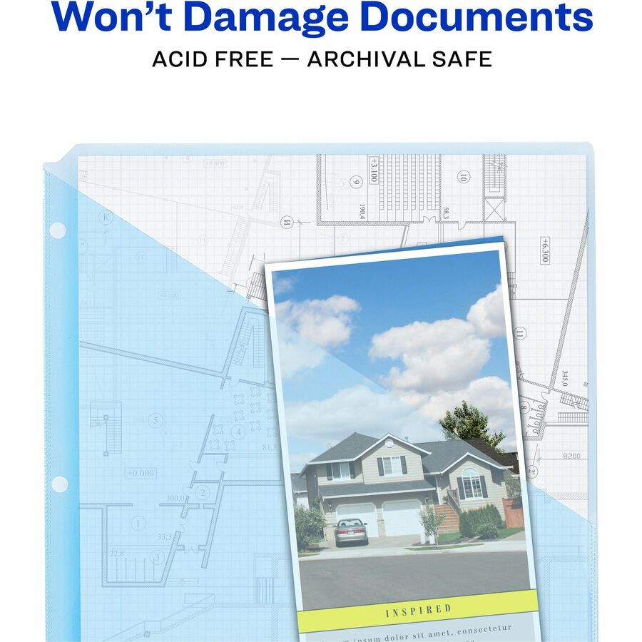 Avery Avery&reg; 75254 Avery&reg; Durable Letter Vinyl File Pocket