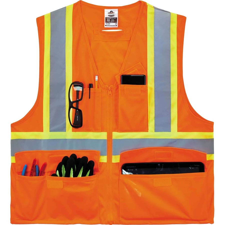 Tenacious Holdings, Inc GloWear 26183 GloWear 8235ZX Type R Class 2 Two-Tone X-Back Vest