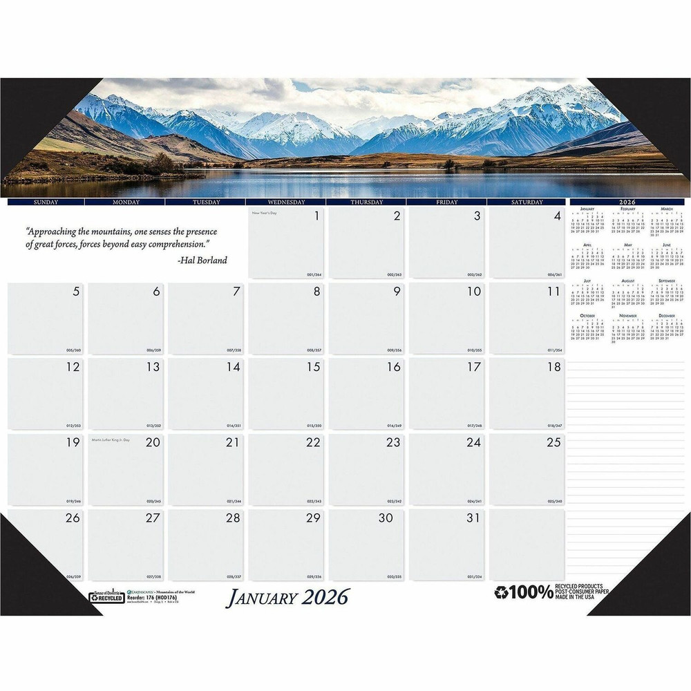 House of Doolittle 176 House of Doolittle EarthScapes Mountains Desk Pad