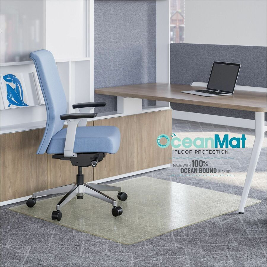 Deflecto, LLC Deflecto CM1K142OCB Deflecto OceanMat Chairmat