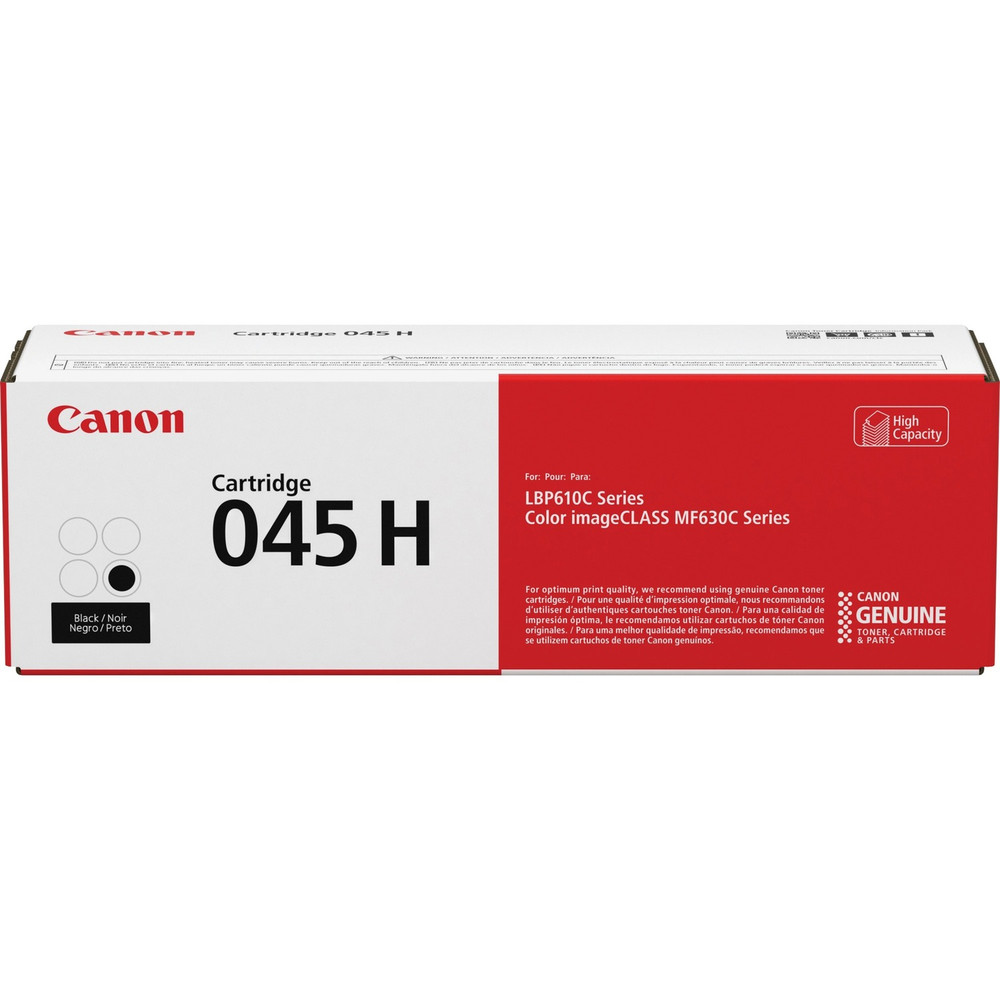 Canon, Inc Canon CRTDG045HBK Canon 045H Original High Yield Laser Toner Cartridge - Black - 1 Each