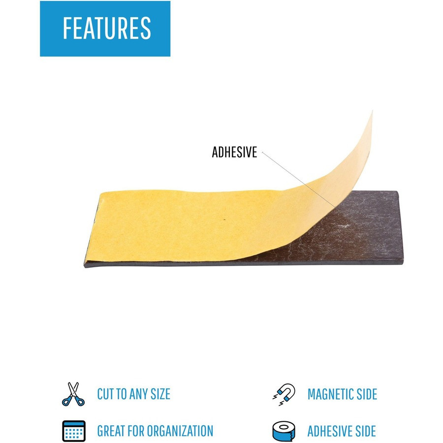 Bi-silque S.A MasterVision FM2020 MasterVision 1"x4' Adhesive Magnetic Tape