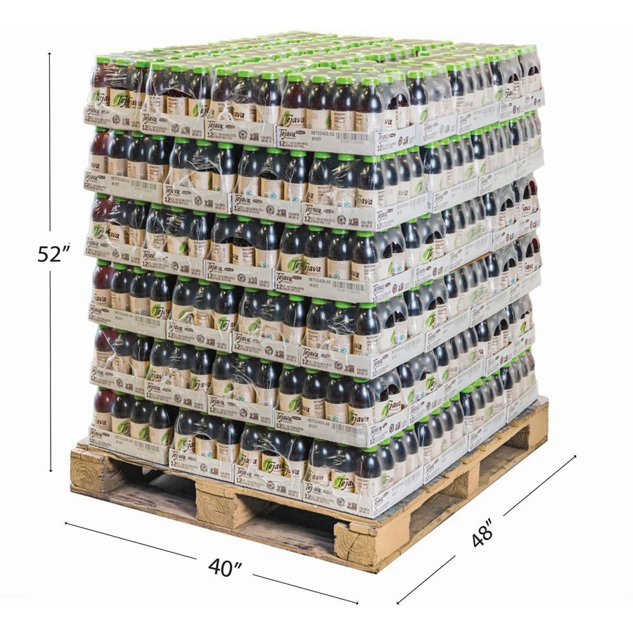 Crystal Geyser Water Company Tejava 40133PL Tejava Mint Black Tea Bottle