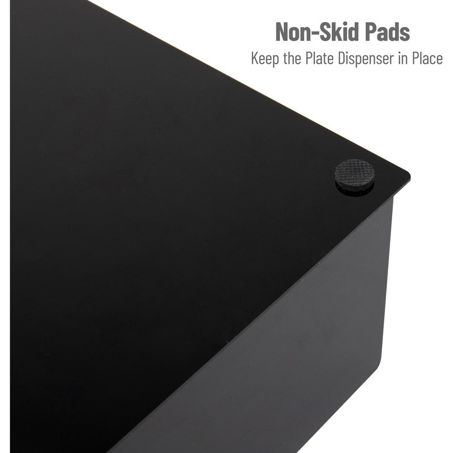 Mind Reader Products Mind Reader PSTOR Mind Reader Foundation Covered Plate Dispenser