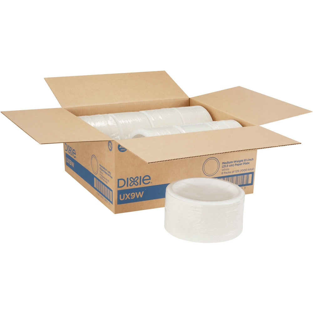 Georgia Pacific Corp. Dixie UX9WSCT Dixie Pathways 8-1/2" Mediumweight Paper Plates by GP Pro