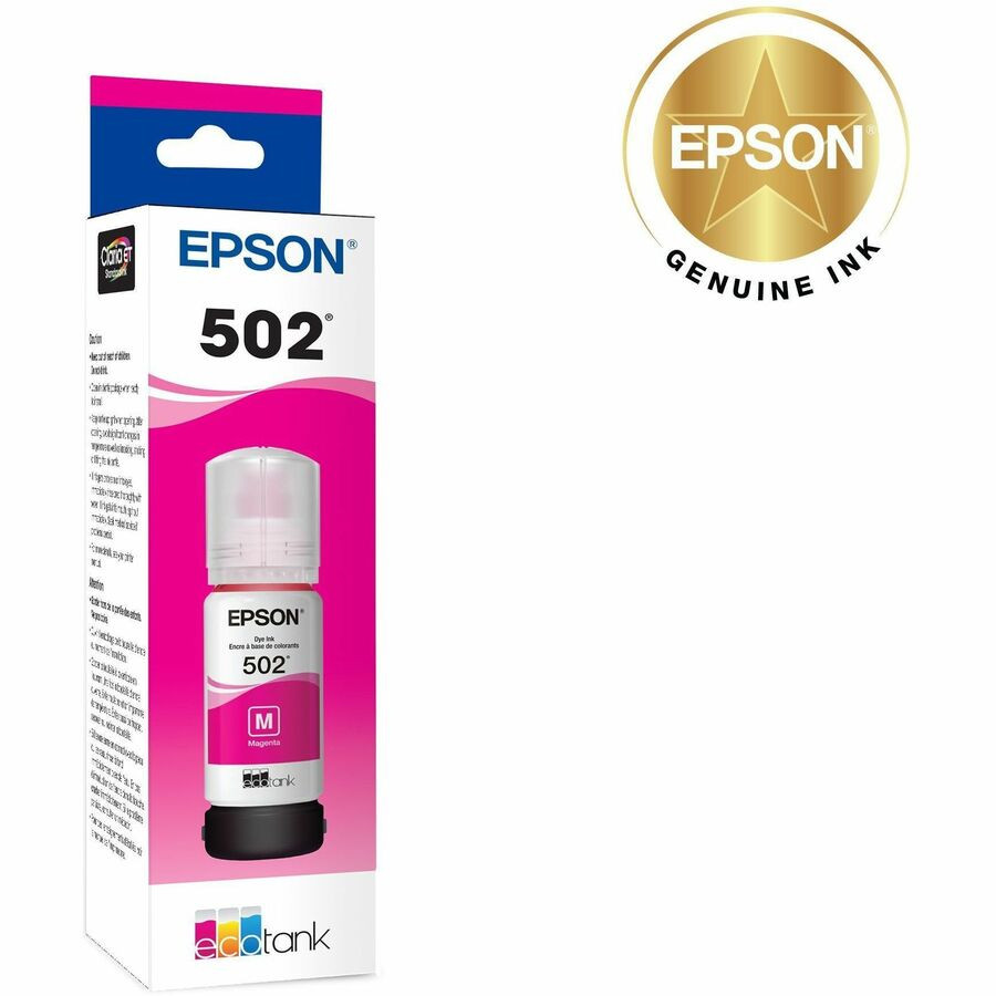 Epson Corporation Epson T502320-S Epson T502, Magenta Ink Bottle