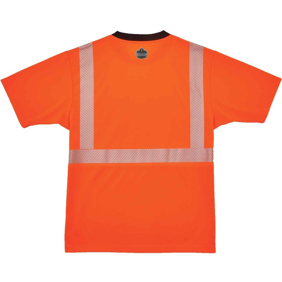 Tenacious Holdings, Inc GloWear 22585 GloWear 8280BK Type R Class 2 Front Performance T-Shirt