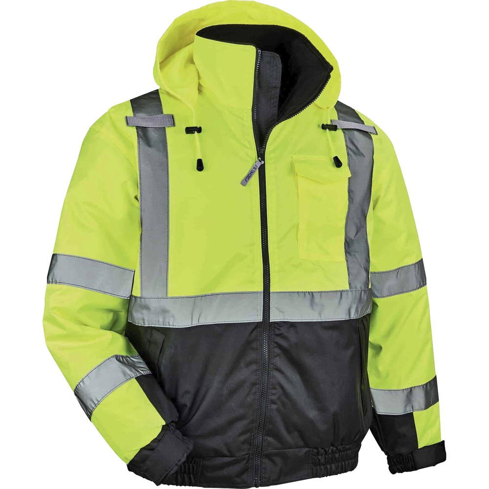 Tenacious Holdings, Inc GloWear 25623 GloWear 8377 Type R Class 3 Hi-Vis Quilted Bomber Jacket