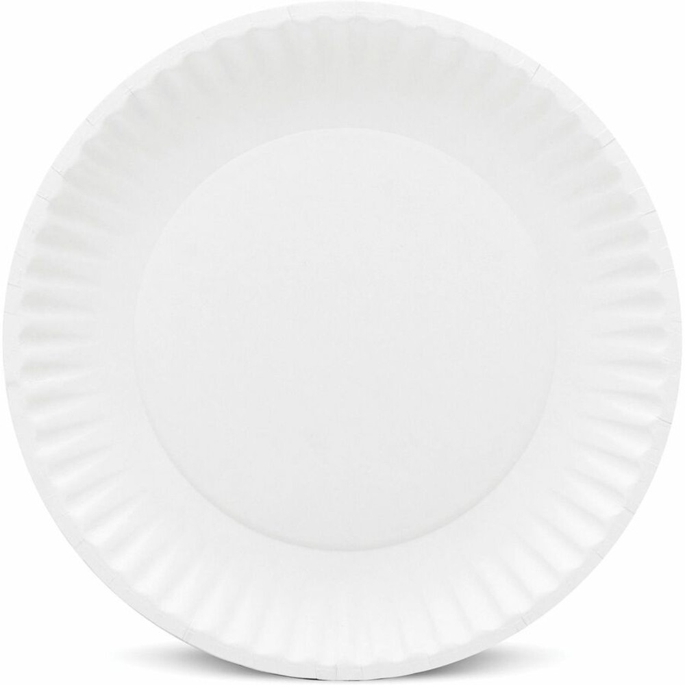 AJM Packaging Corporation AJM PP6GRE AJM 6" Green Label Economy Paper Plates