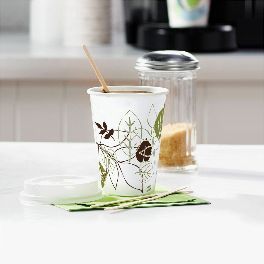 Georgia Pacific Corp. Dixie 2340PATHCT Dixie Pathways 10 oz Paper Hot Cups By GP Pro