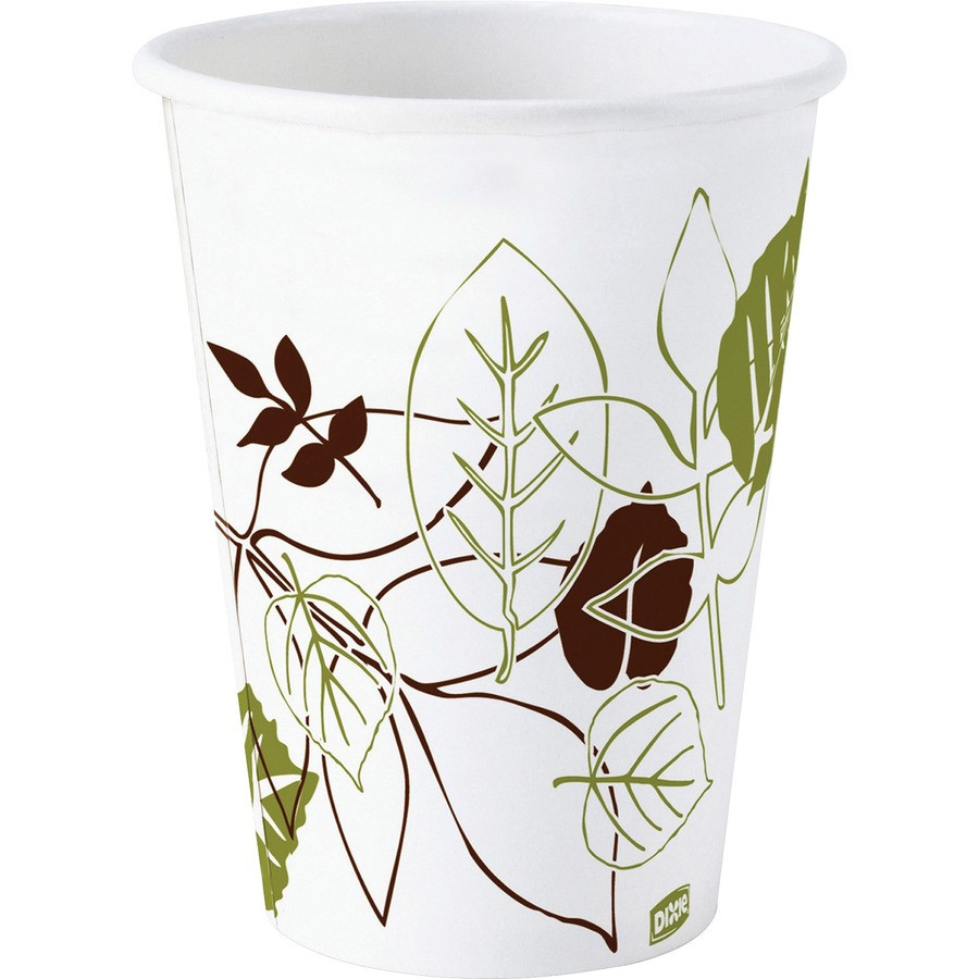 Georgia Pacific Corp. Dixie 2340PATHCT Dixie Pathways 10 oz Paper Hot Cups By GP Pro