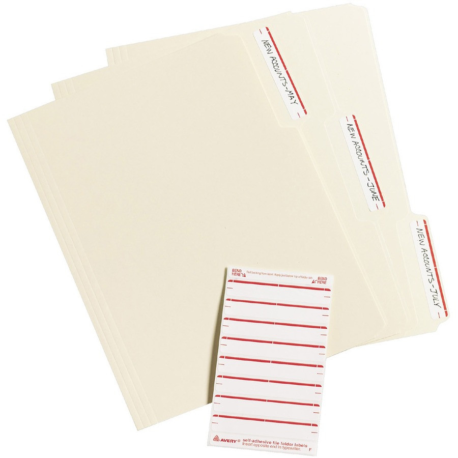 Avery Avery&reg; FF3DR Avery&reg; Permanent File Folder Labels
