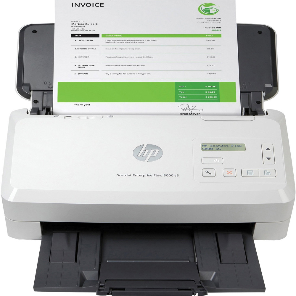HP Inc. HP 6FW09A HP Scanjet Enterprise Flow 5000 S5 Sheetfed Scanner - 600 dpi Optical