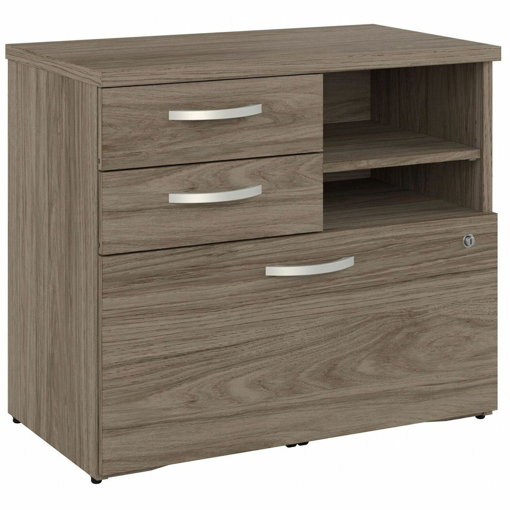 Bush Industries, Inc Bush Business Furniture HYF130MHSU-Z Bush Business Furniture Hybrid Office Storage Cabinet with Drawers and Shelves