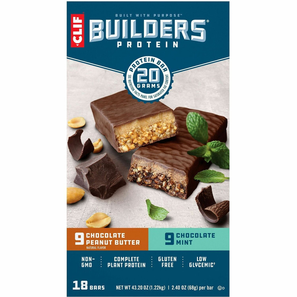 Green Rabbit 22000543 Green Rabbit Clif Builder's Bar Variety Pack