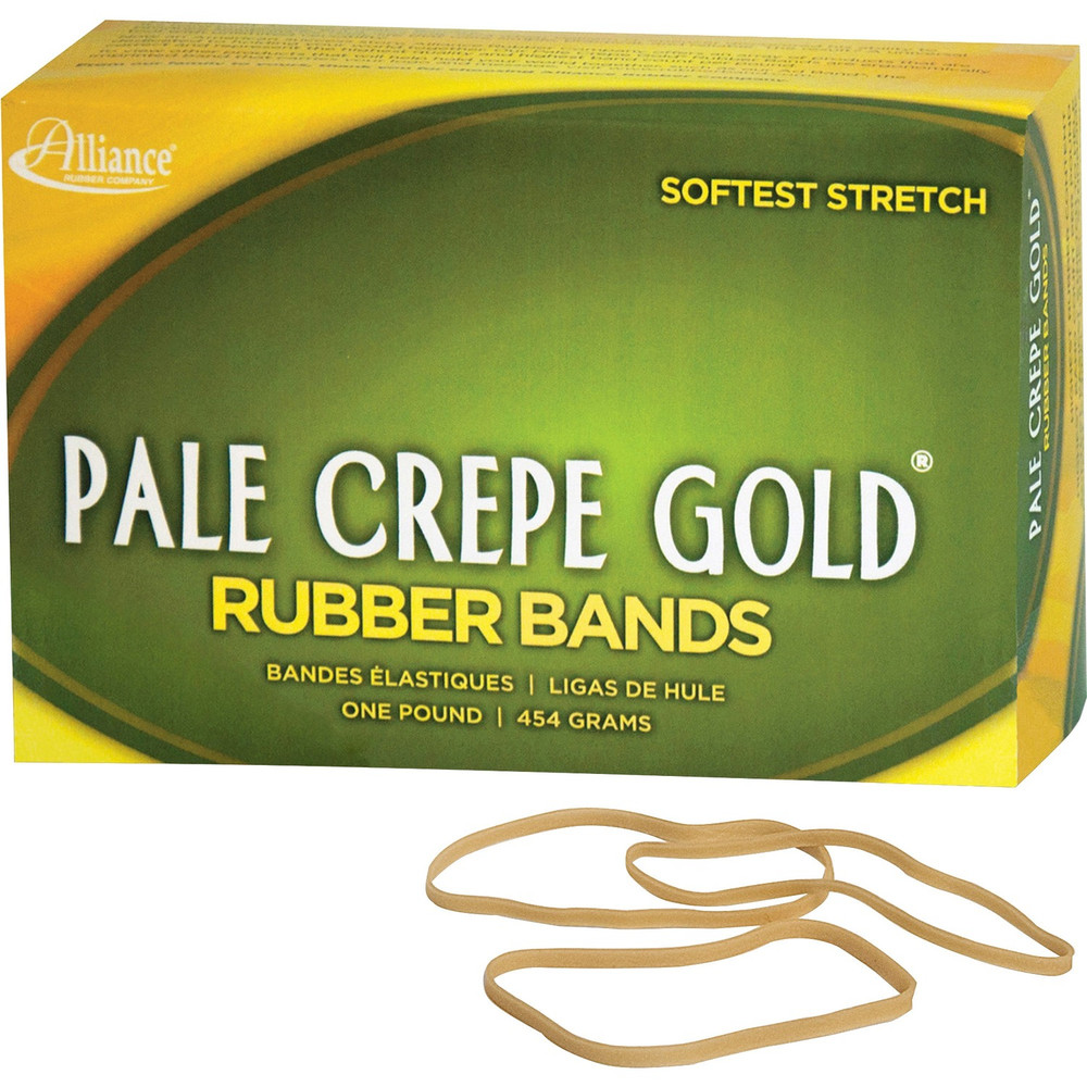 Alliance Rubber Company Alliance Rubber 20335 Alliance Rubber 20335 Pale Crepe Gold Rubber Bands - Size #33