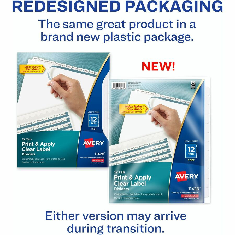 Avery Avery&reg; 11428 Avery&reg; Index Maker Index Divider