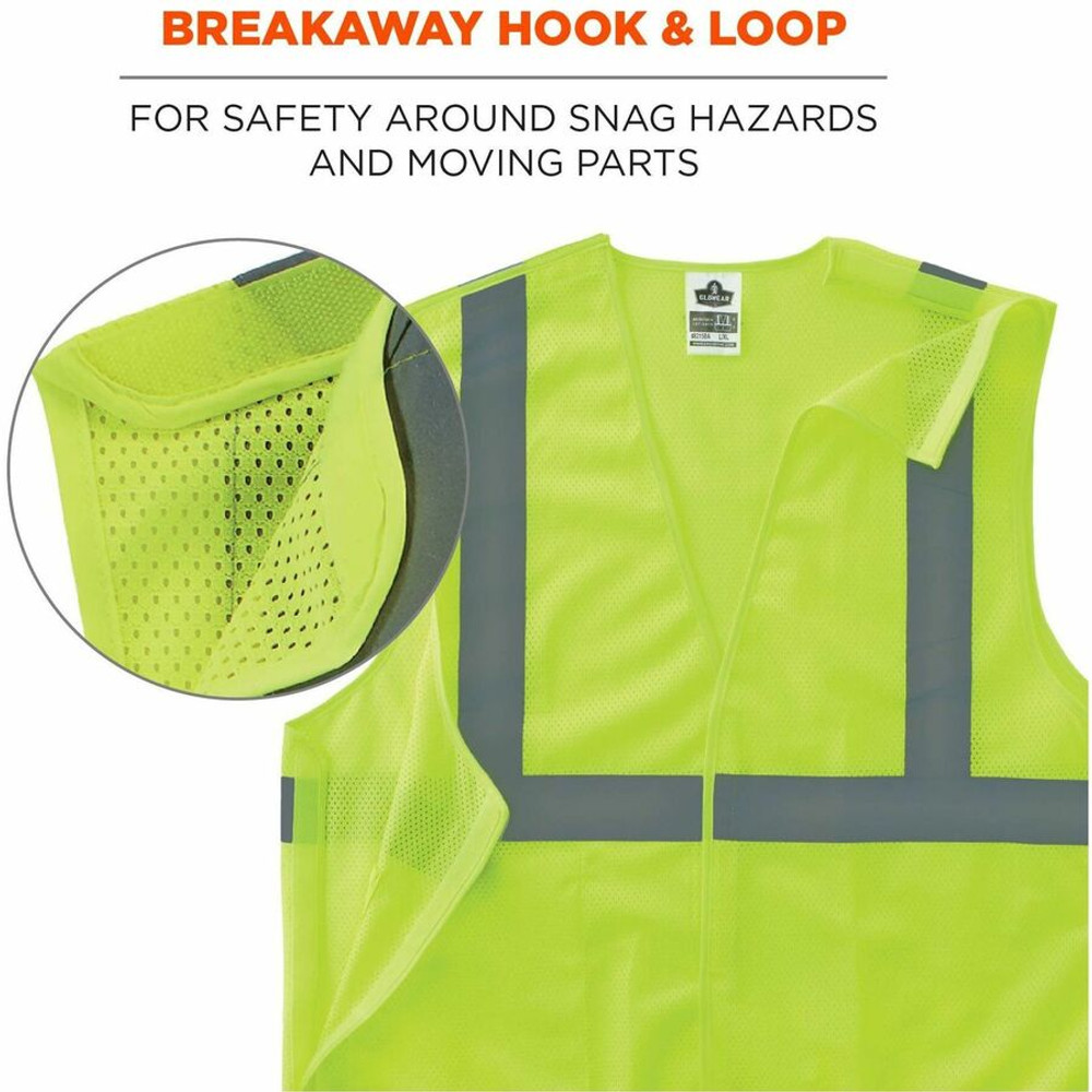 Tenacious Holdings, Inc Ergodyne 24547 Ergodyne GloWear 8215BA Breakaway Mesh Vests