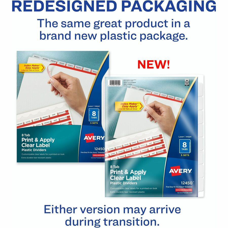 Avery Avery&reg; 12450 Avery&reg; Index Maker Index Divider