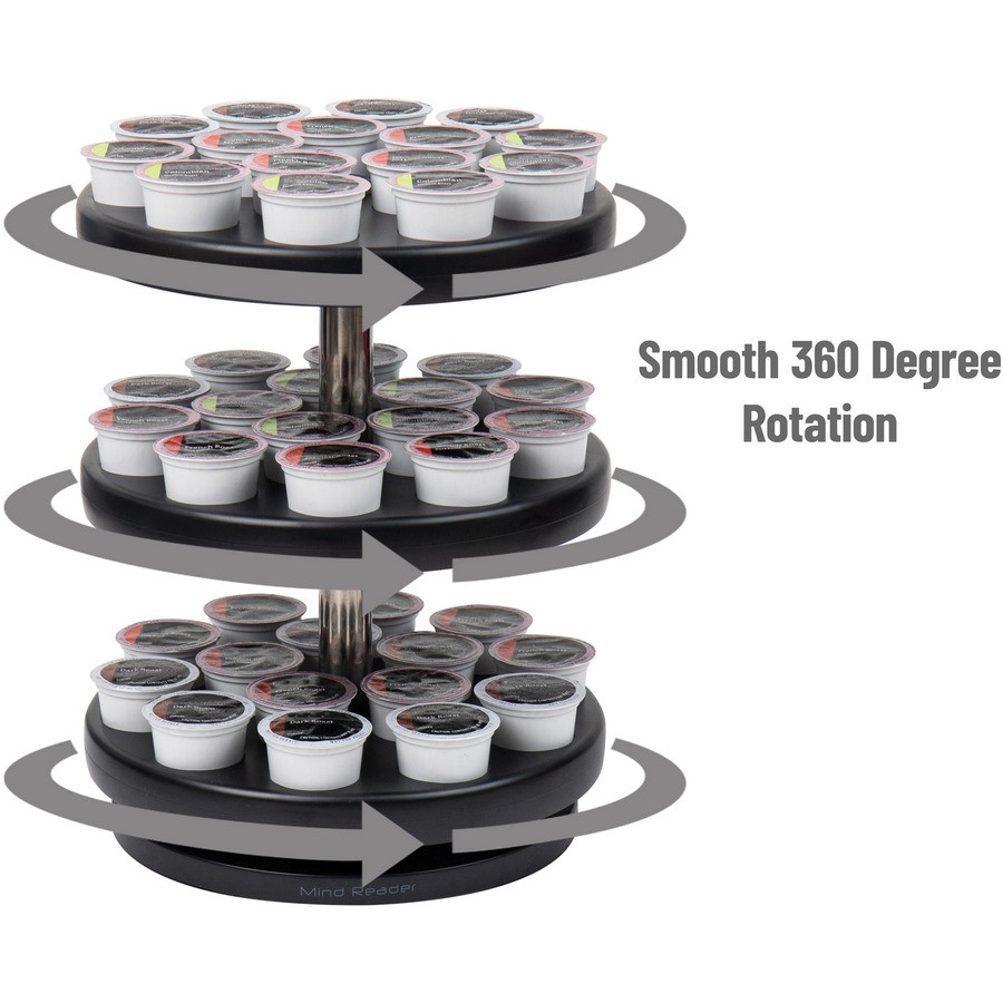 Mind Reader Products Mind Reader PODSUS45 Mind Reader Anchor 3-Tier Single Serve Pod Carousel